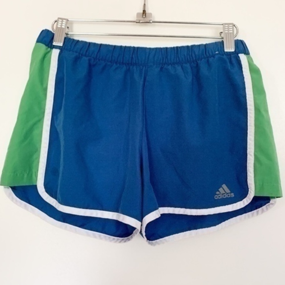 Adidas Retro Colorblock Dolphin Hem Running Shorts